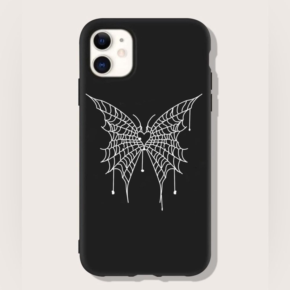 New Soft iPhone case with spider web butterfly iPhone 11 and iPhone 12/12 pro